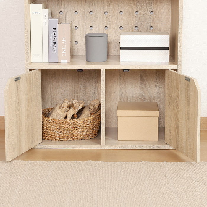 連結可能 収納ボックス オーク FBC609 オｰク 幅600×奥行290×高さ646mm fj-52261の画像