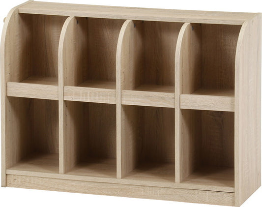 キッズブックラック オーク FBC623 オｰク 幅865×奥行298×高さ600mm fj-52281の画像