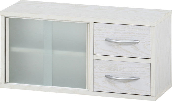 カウンター上収納ラック 60幅 オークWH FBC649 オｰクホワイト 幅600×奥行265×高さ290mm fj-52284の画像