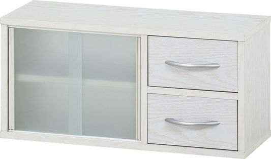 カウンター上収納ラック 60幅 オークWH FBC649 オｰクホワイト 幅600×奥行265×高さ290mm fj-52284の画像