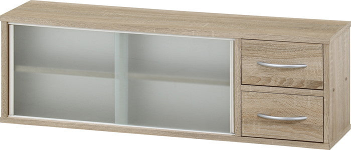 カウンター上収納ラック 90幅 オーク FBC650 オｰク 幅900×奥行265×高さ290mm fj-52285の画像