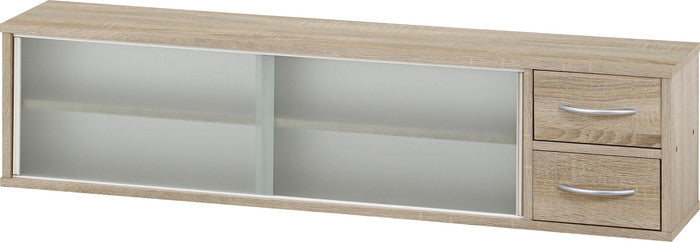 カウンター上収納ラック 120幅 オーク FBC651 オｰク 幅1200×奥行265×高さ290mm fj-52287の画像