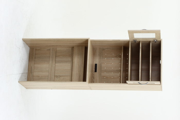 ゴミ箱上キャビネット 60幅 オーク FBC654 オｰク 幅590×奥行398×高さ1800mm fj-52289の画像