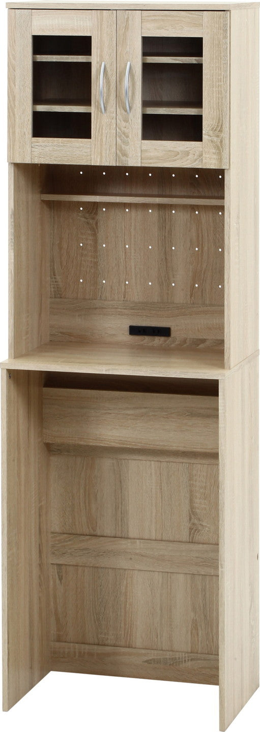 ゴミ箱上キャビネット 60幅 オーク FBC654 オｰク 幅590×奥行398×高さ1800mm fj-52289の画像