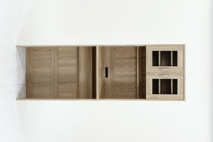 ゴミ箱上キャビネット 60幅 オーク FBC654 オｰク 幅590×奥行398×高さ1800mm fj-52289の画像