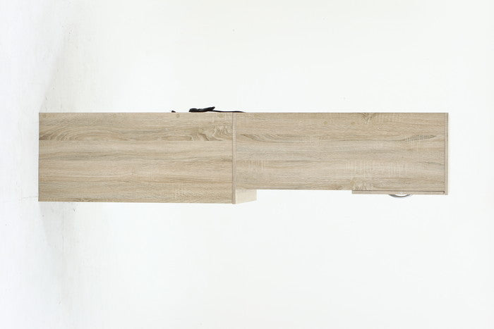 ゴミ箱上キャビネット 60幅 オーク FBC654 オｰク 幅590×奥行398×高さ1800mm fj-52289の画像