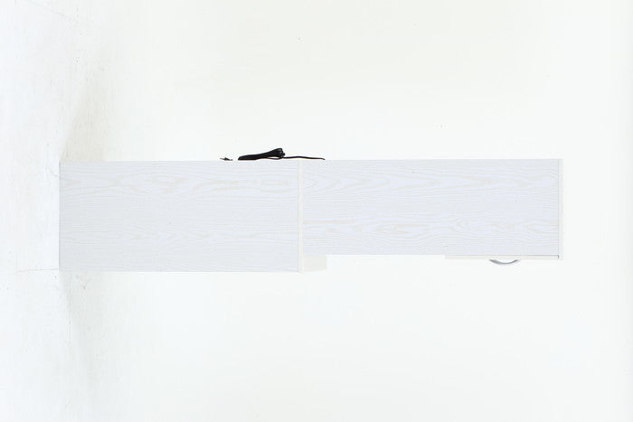 ゴミ箱上キャビネット 60幅 オークWH FBC654 オｰクホワイト 幅590×奥行398×高さ1800mm fj-52290の画像