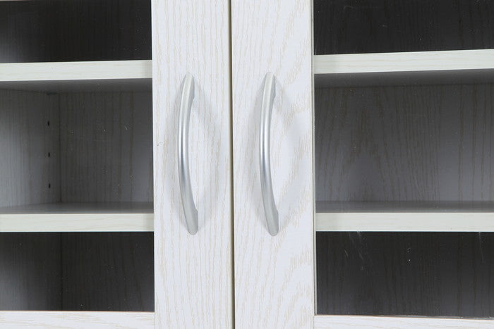 ゴミ箱上キャビネット 60幅 オークWH FBC654 オｰクホワイト 幅590×奥行398×高さ1800mm fj-52290の画像