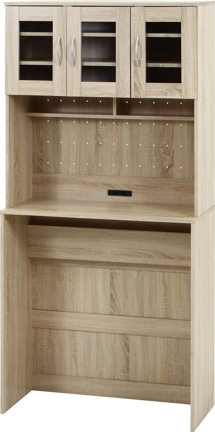 ゴミ箱上キャビネット 90幅 オーク FBC655 オｰク 幅885×奥行398×高さ1800mm fj-52291の画像