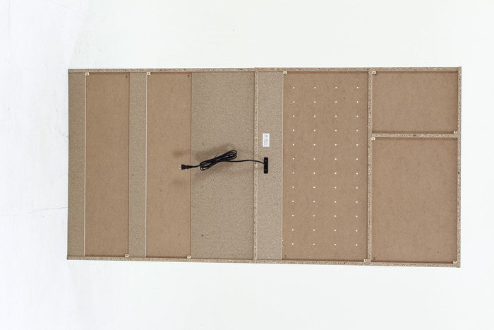 ゴミ箱上キャビネット 90幅 オークWH FBC655 オｰクホワイト 幅885×奥行398×高さ1800mm fj-52292の画像