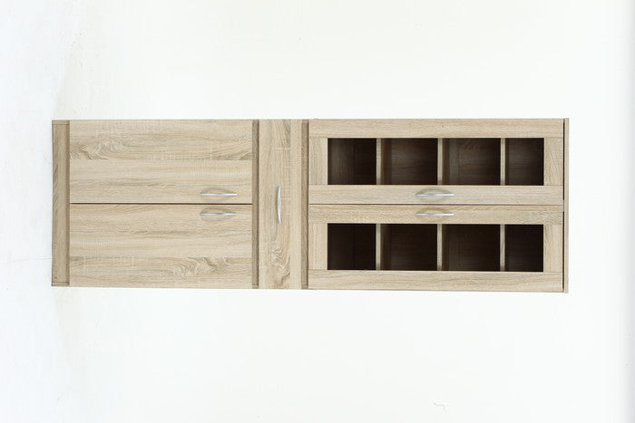 ハイキッチンキャビネット 180＊60 オーク FBC657 オｰク 幅590×奥行398×高さ1800mm fj-52293の画像