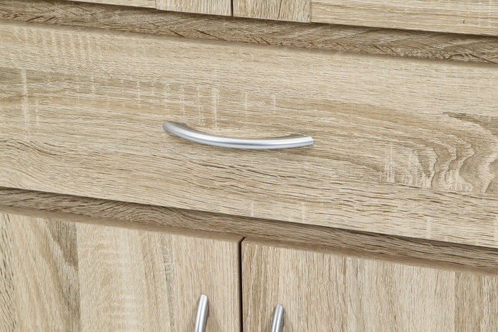 ハイキッチンキャビネット 180＊60 オーク FBC657 オｰク 幅590×奥行398×高さ1800mm fj-52293の画像