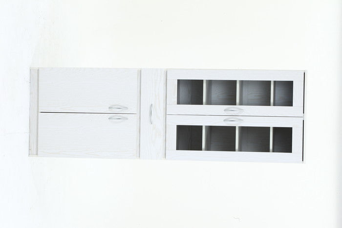 ハイキッチンキャビネット 180＊60 オークWH FBC657 オｰクホワイト 幅590×奥行398×高さ1800mm fj-52294の画像