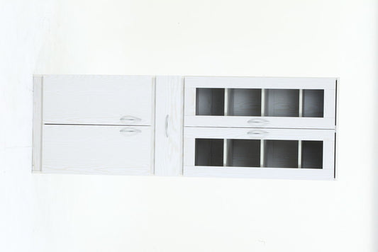 ハイキッチンキャビネット 180＊60 オークWH FBC657 オｰクホワイト 幅590×奥行398×高さ1800mm fj-52294の画像