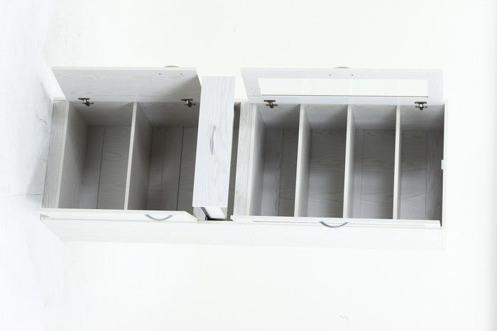 ハイキッチンキャビネット 180＊60 オークWH FBC657 オｰクホワイト 幅590×奥行398×高さ1800mm fj-52294の画像