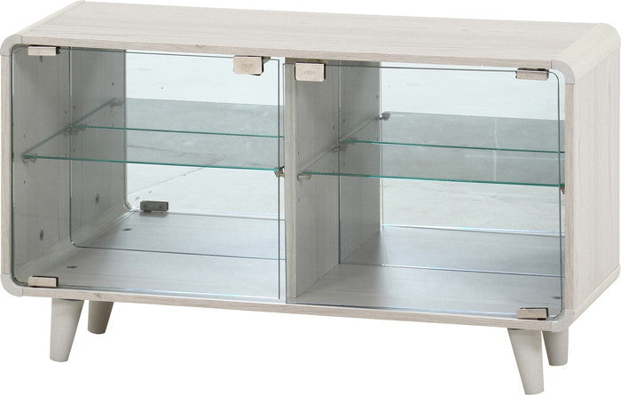 コレクションシェルフ クレール ワイド ホワイトウォッシュ FBC666-1 ホワイトウォッシュ 幅795×奥行250×高さ460mm fj-52296の画像