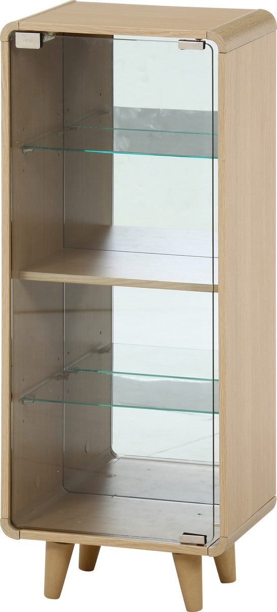 コレクションシェルフ クレール ハイ オークナチュラル FBC668-1 ナチュラルオｰク 幅360×奥行265×高さ890mm fj-52299の画像