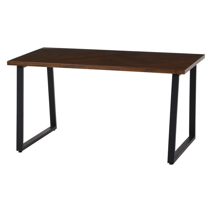 DECO ダイニングテーブル ブラウン 幅1400×奥行800×高さ720 fj-52431の画像