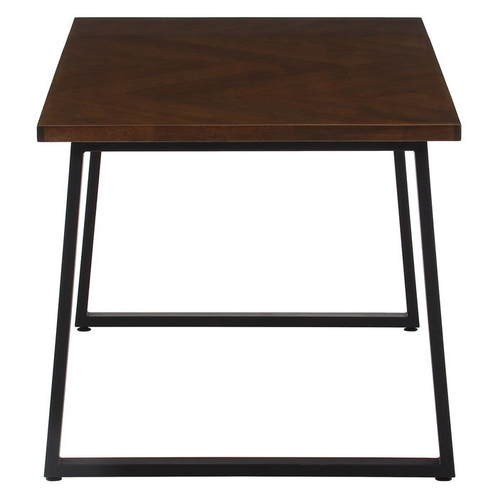 DECO ダイニングテーブル ブラウン 幅1400×奥行800×高さ720 fj-52431の画像