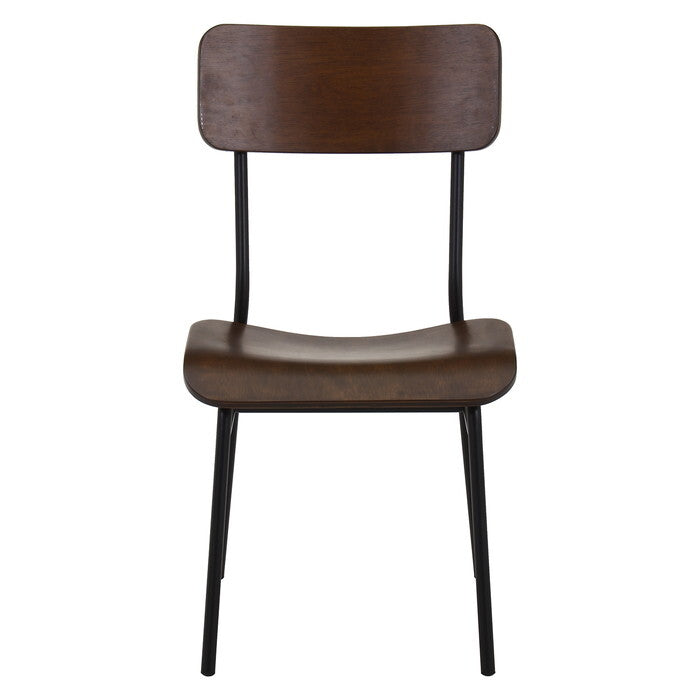 ダイニングチェア DECO ブラウン 完成品 W450×D550×H800mm 5kg fj-52433の画像