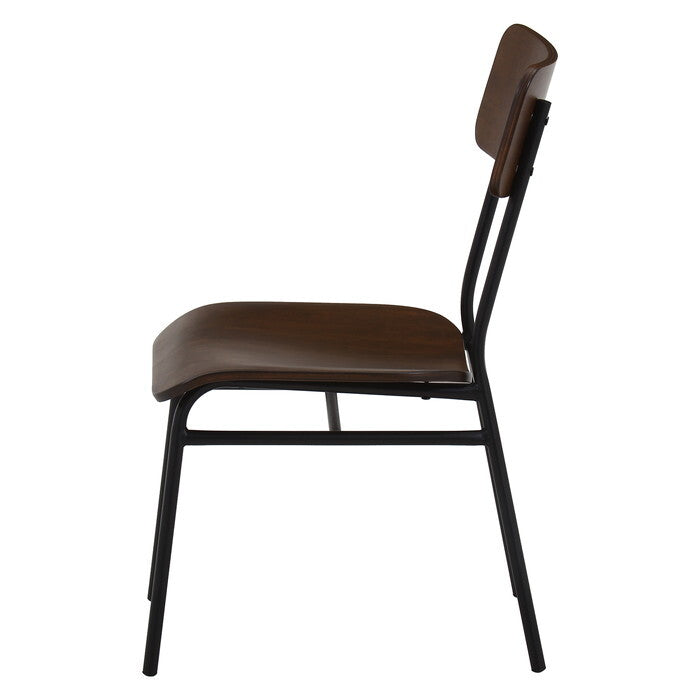 ダイニングチェア DECO ブラウン 完成品 W450×D550×H800mm 5kg fj-52433の画像