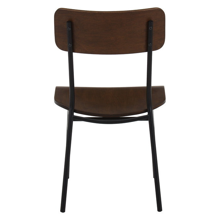 ダイニングチェア DECO ブラウン 完成品 W450×D550×H800mm 5kg fj-52433の画像