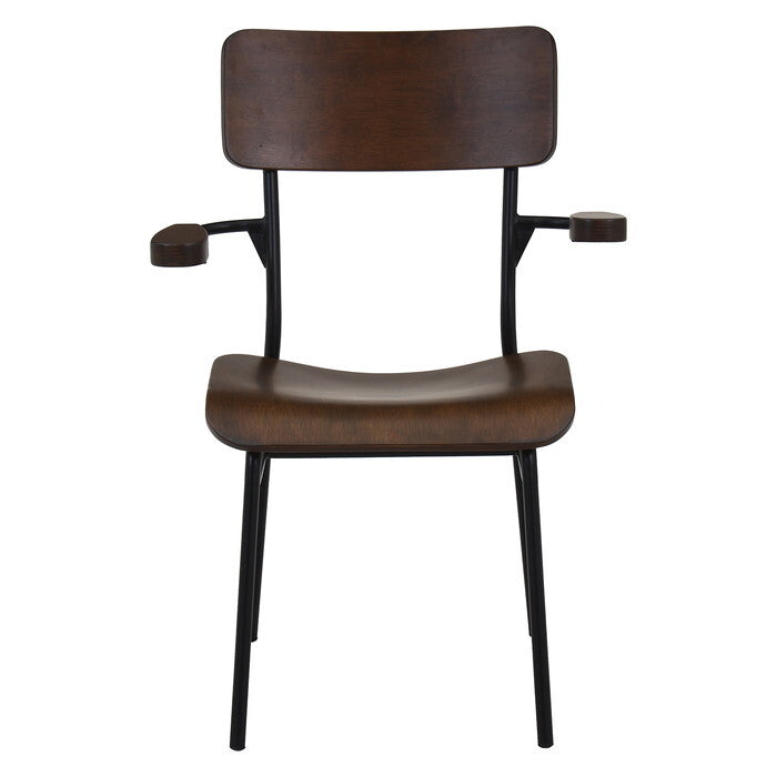 ダイニングチェア MILLIE ブラウン 完成品 W595×D550×H800mm 5.2kg fj-52434の画像