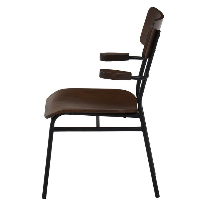 ダイニングチェア MILLIE ブラウン 完成品 W595×D550×H800mm 5.2kg fj-52434の画像