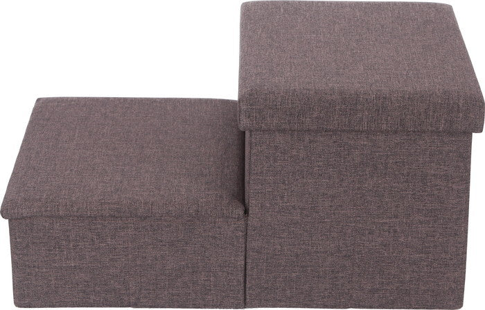 収納付きペットステップ チャコール チャコール 幅590×奥行400×高さ300mm fj-53723の画像