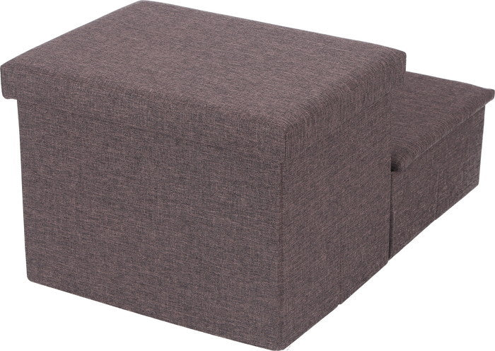 収納付きペットステップ チャコール チャコール 幅590×奥行400×高さ300mm fj-53723の画像