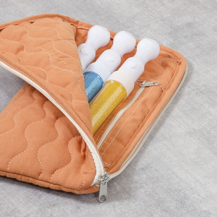 ペンライトケース 推し活 オレンジ 完成品 W160×D10×H300mm 0.06kg fj-53924の画像