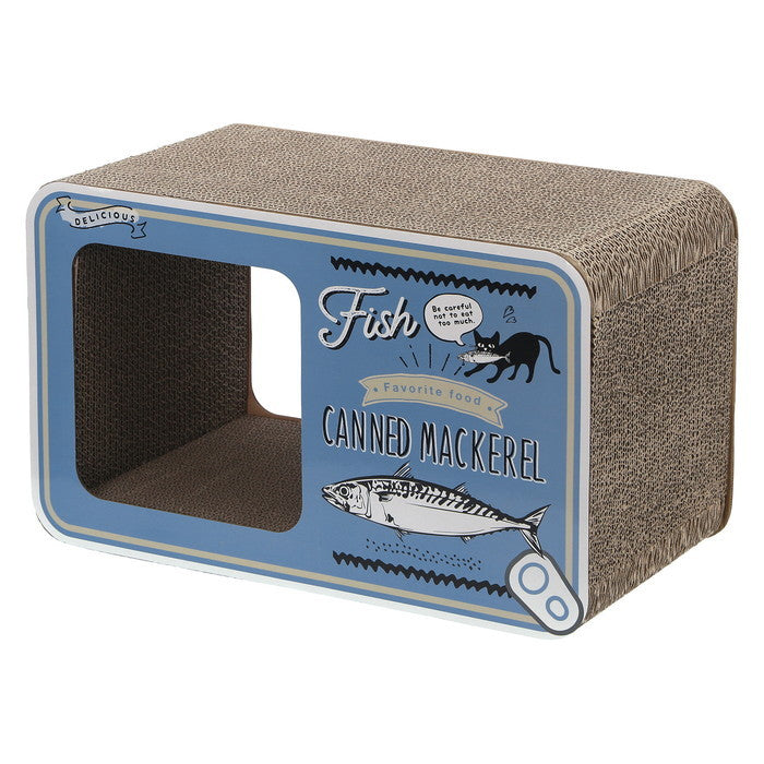 猫用 ネコ用 爪とぎ 缶詰 68129 ブルー 幅450×奥行230×高さ270 fj-54224の画像