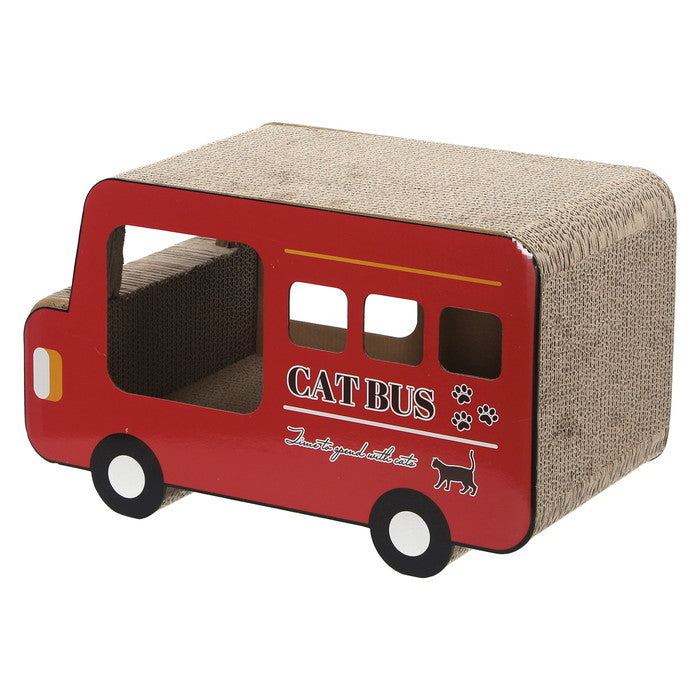 猫用 ネコ用 爪とぎ ロンドンバス 68131 レッド 幅450×奥行230×高さ270 fj-54226の画像