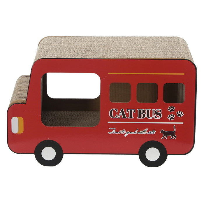 猫用 ネコ用 爪とぎ ロンドンバス 68131 レッド 幅450×奥行230×高さ270 fj-54226の画像