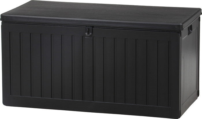 収納BOXベンチ BK 270L 38357 FB-7272 ブラック 幅1090×奥行515×高さ550mm fj-55253の画像