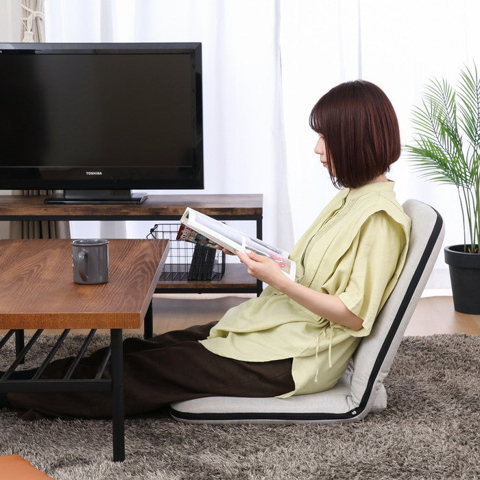 2PACK 座椅子 シオン2 GY グレー 幅410×奥行560?1000×高さ70?540 fj-55881の画像