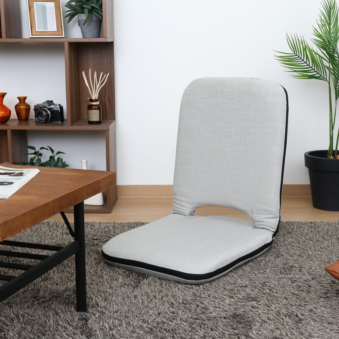 2PACK 座椅子 シオン2 GY グレー 幅410×奥行560?1000×高さ70?540 fj-55881の画像