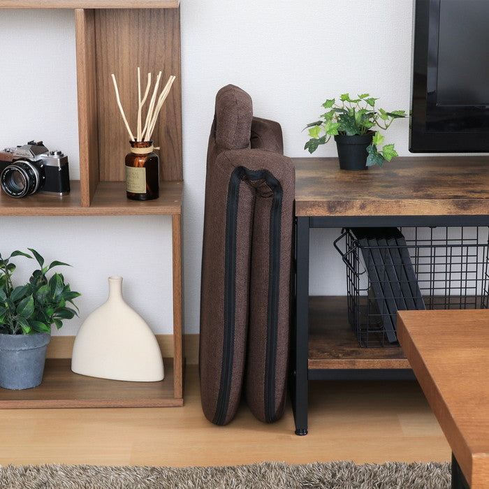 2PACK 座椅子 シオン2 BR ブラウン 幅410×奥行560?1000×高さ70?540 fj-55882の画像