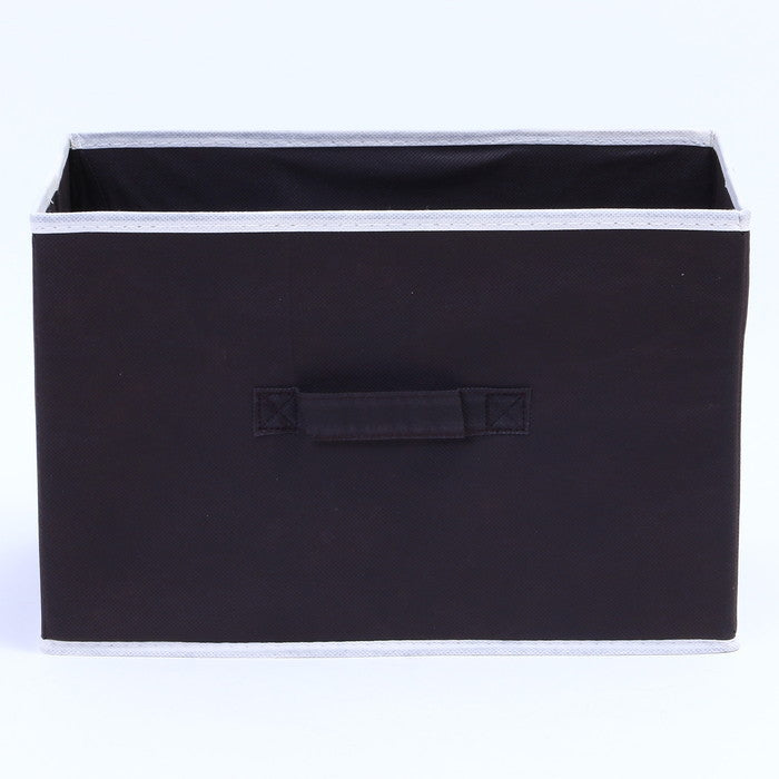 不織布製インナーボックス 横型 BR 40496 ブラウン 幅380×奥行250×高さ250 fj-56121の画像