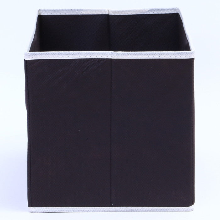 不織布製インナーボックス 横型 BR 40496 ブラウン 幅380×奥行250×高さ250 fj-56121の画像