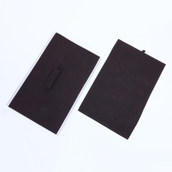 不織布製インナーボックス 横型 BR 40496 ブラウン 幅380×奥行250×高さ250 fj-56121の画像