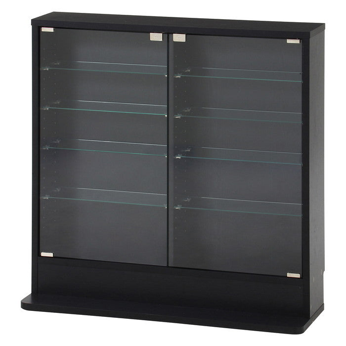 コレクション ラック TOR ロータイプ BK ブラック 幅900×奥行295×高さ900 fj-57081の画像