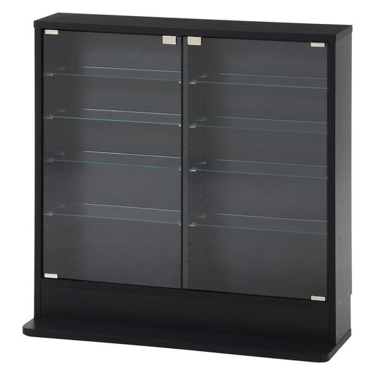 コレクション ラック TOR ロータイプ BK ブラック 幅900×奥行295×高さ900 fj-57081の画像