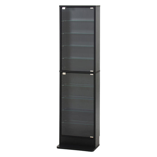 コレクション ラック TOR ハイタイプ BK ブラック 幅485×奥行295×高さ1800 fj-57085の画像