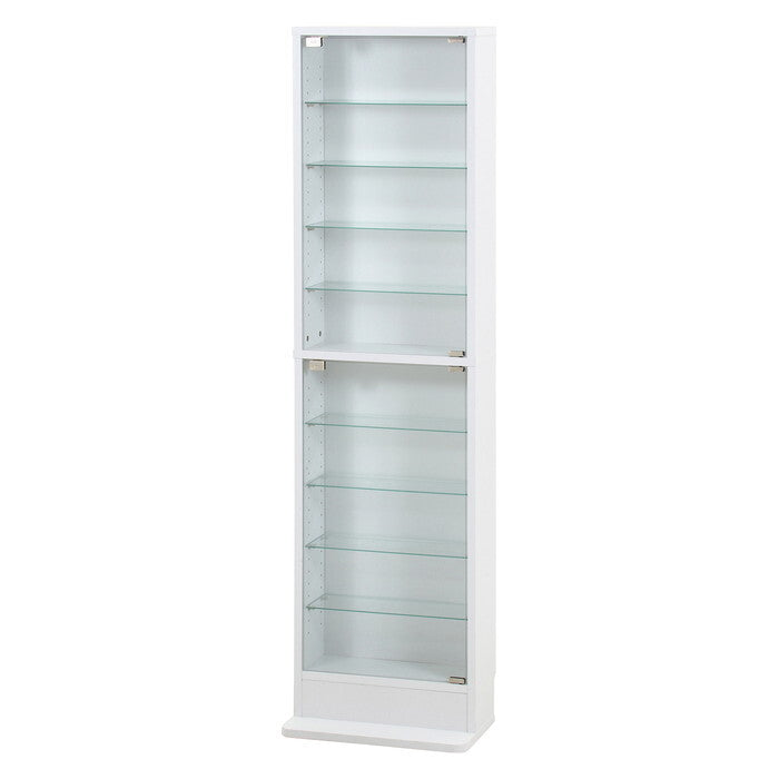 コレクションラック TOR ハイタイプ WH ホワイト 組立品 W485×D295×H1800mm 23.5kg fj-57086の画像