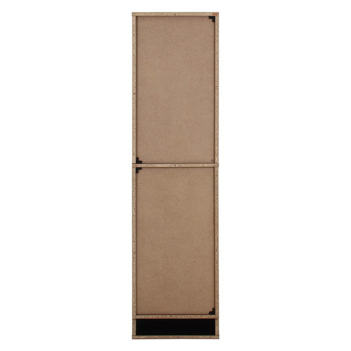 コレクション ラック TOR ハイタイプ ミラー付き BK ブラック 幅485×奥行295×高さ1800 fj-57087の画像