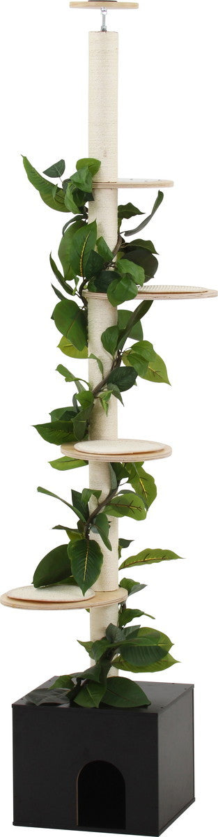 ねこの休ら木 ソラ YS-220276NA ナチュラル 幅450×奥行400×高さ2600mm fj-58203の画像