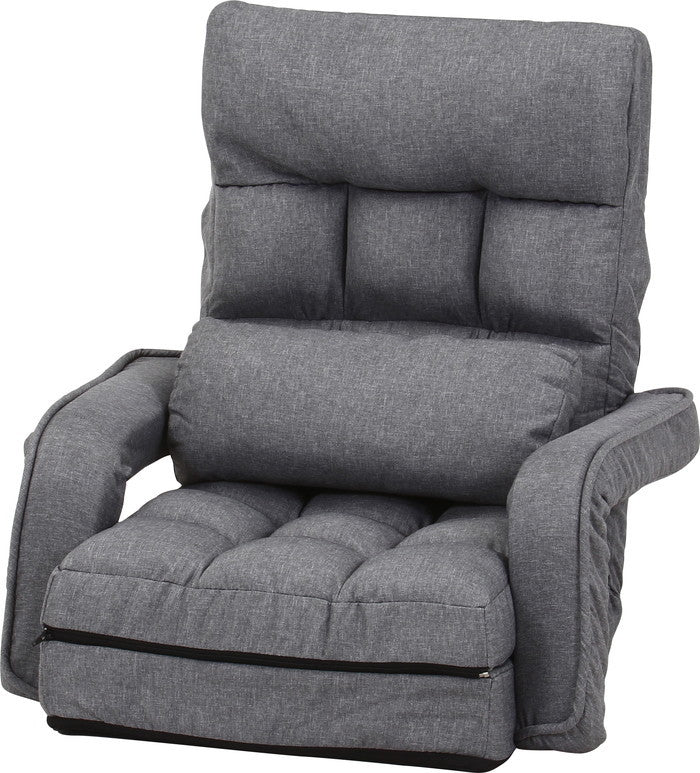 4WAY座椅子 GY FB-CR-751 GY グレｰ 幅670×奥行580?1660×高さ700mm fj-60283の画像