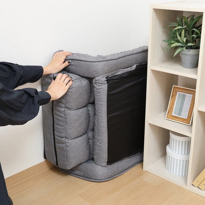 4WAY座椅子 GY FB-CR-751 GY グレｰ 幅670×奥行580?1660×高さ700mm fj-60283の画像