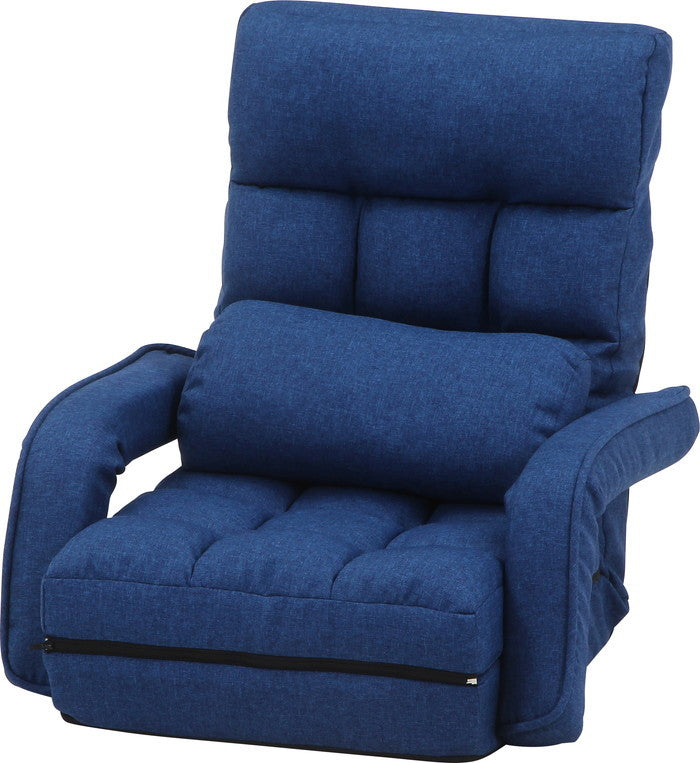 4WAY座椅子 NV FB-CR-751 NV ネイビｰ 幅670×奥行580?1660×高さ700mm fj-60285の画像